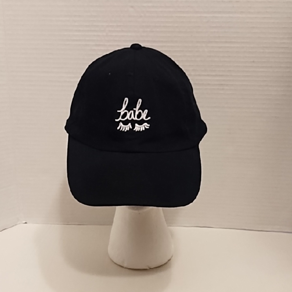 Cobra Black‎ Babe Eyelashes Embroidered Baseball Cap Adjustable Dad Hat